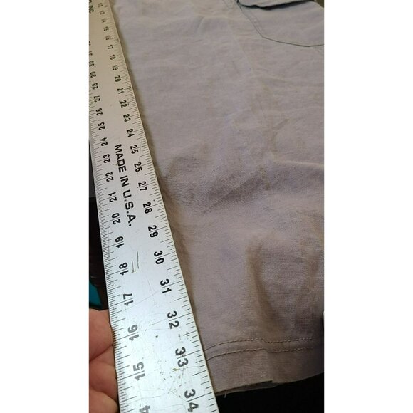 Soft Surroundings Womens LG/TALL Gray Wide Leg Elastic Waist Pull On Cargo Pants - Picture 8 of 12